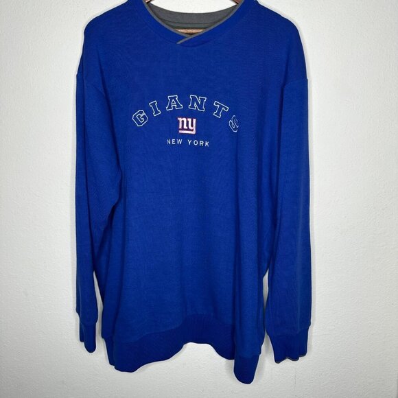 Antigua New York Giants Blue Sweater‎ Sz XXL - Picture 4 of 9
